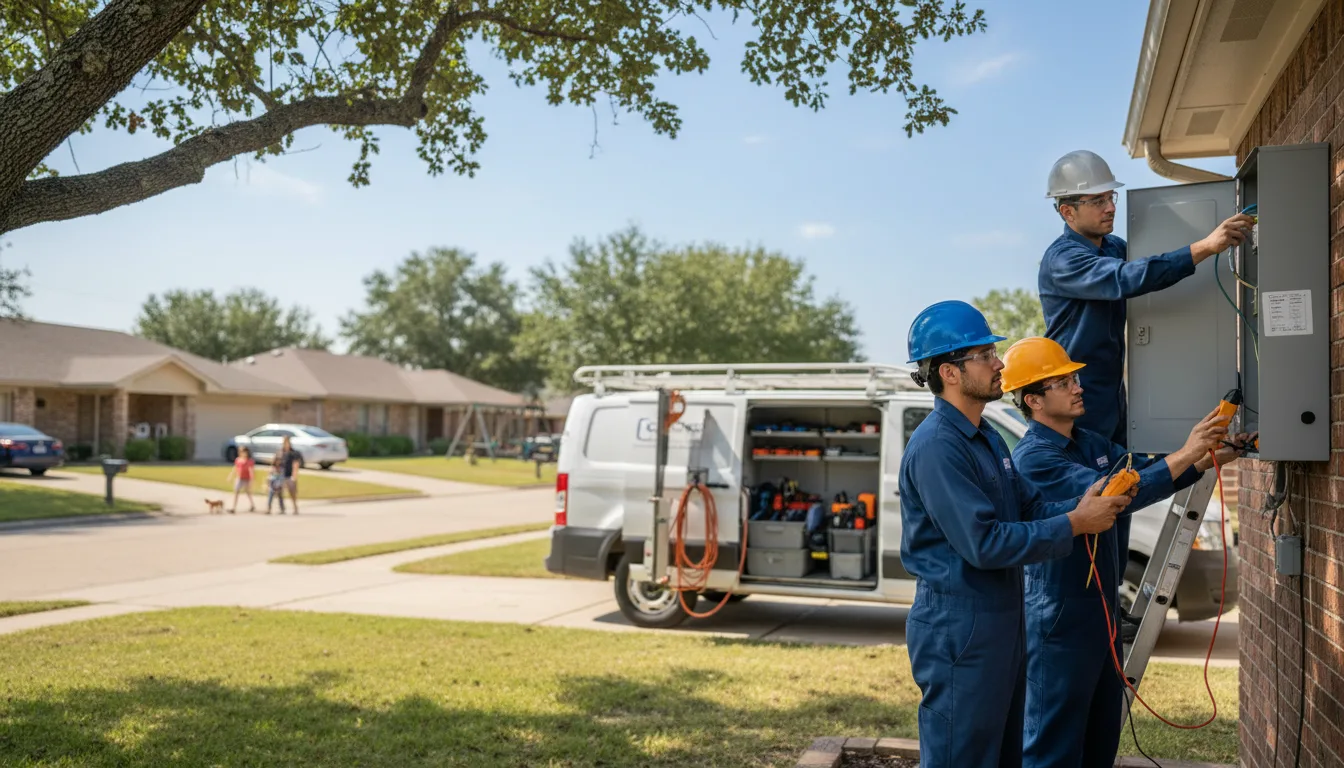 Certified electrician providing emergency electrical services in Mchenry, ND